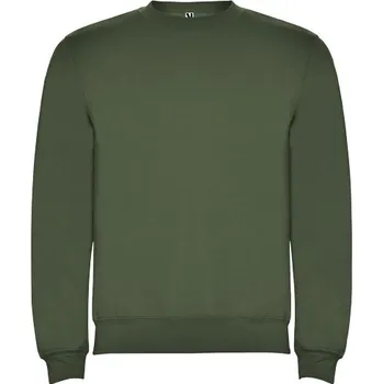 Pánský svetr Clasica unisex svetr s výstřihem crewneck - Venture zelená, XL