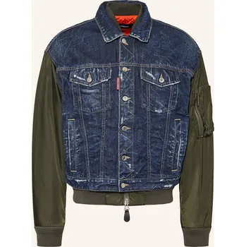 Pánské džíny dsquared2 Pánská Džínová Bunda Ze Směsi Materiálů, modrá /...
