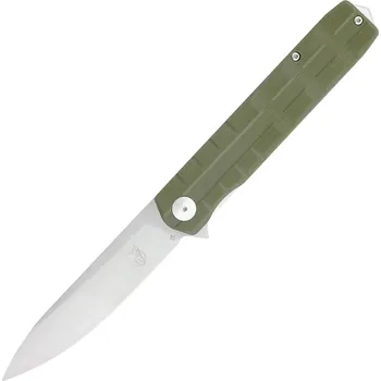 kapesní nůž CobraTec Kuzio G10 OD Green Drop Not Serrated 01CT007