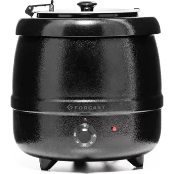 kotlíky Forgast Elektrický kotlík na polévky – černý, objem 10 l