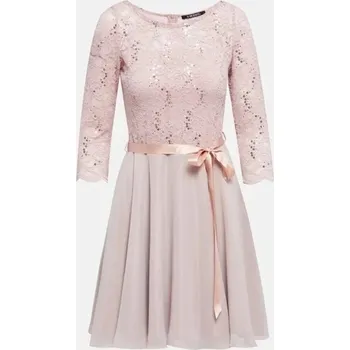 Dámské šaty Dámské koktejlové šaty s krajkovým lemem Swing 77761210, vel. 34