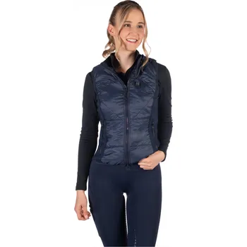 HKM vyhřívaná vesta Slimline+ powerbanka- tmavě modrá - XL