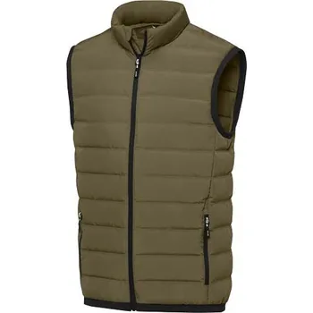 Pánský zateplený péřový bodywarmer Caltha - Lesní zelená, XS