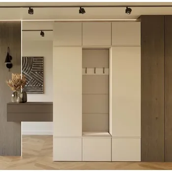 Předsíňová stěna Stěna do předsíně s věšáky OPELIKA - kašmír