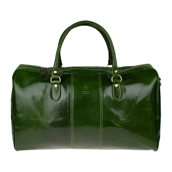 Cestovní taška NovaKabelka.cz Kožená cestovní taška Galba Verde