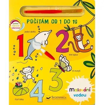 Malování vodou Počítám od 1 do 10