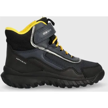 Dívčí zimní obuv Dětské zimní boty Geox J36L0A.0MEFU.24.27 námořnická modř 59X, EUR 24