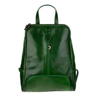 Městský batoh NovaKabelka.cz Dámský kožený batoh Eduardo Verde