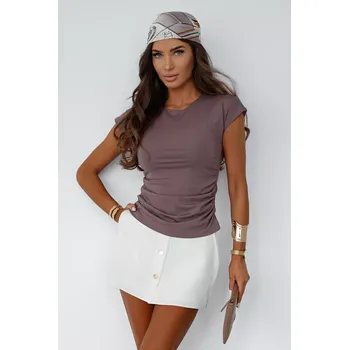 Dámská halenka Dámská halenka Shira Mocca hnědá - LaBalancia mocca XS/S