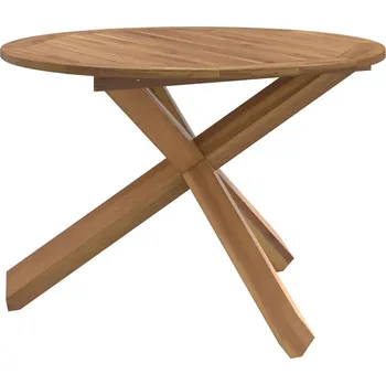 Zahradní stůl Zahradní stůl Ø109x74 cm masivní teakové dřevo