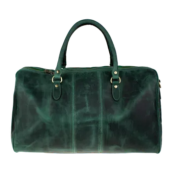 Cestovní taška NovaKabelka.cz Kožená cestovní taška Galba Cerata Verde