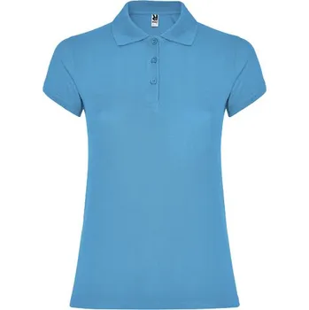 Pánská košile Star dámská polokošile s krátkým rukávem - Tyrkysová, L