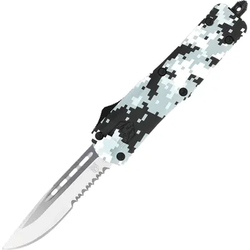 kapesní nůž CobraTec Medium FS-3 Winter Digi Drop Zoubkovaný 06CT025