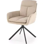 Otočná jídelní židle K536 - béžová - SLEVA 3% s kodem radost25
