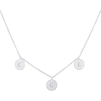 Náhrdelník Zlatý náhrdelník s penízky a gravírem William