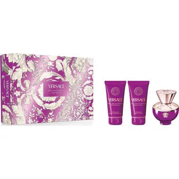 Sprchový gel Versace Dylan Purple parfémovaná voda 50 ml + sprchový a koupelový gel 50 ml + tělové mléko 50 ml