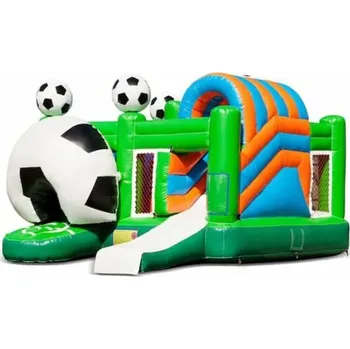 Skákací hrad Skákací hrad se skluzavkou a herními prvky | Záruka 2 roky | Fotbalová tématika