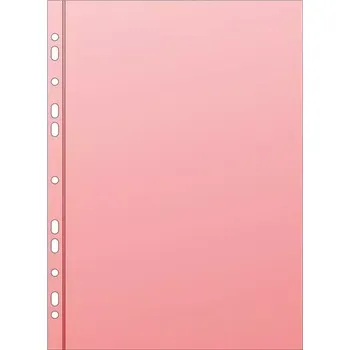 Barevné euroobaly - A4,lesklé,červené,50 mic,25 ks