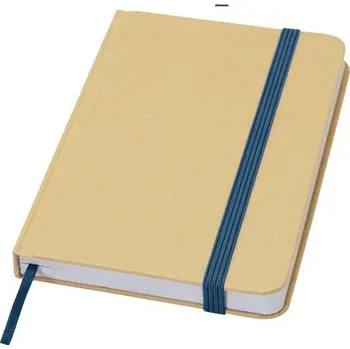 Zápisník Recyklovaný zápisník A6 s pevnou obálkou bez linek Reed - Akvamarínová