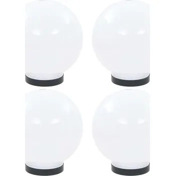 Venkovní osvětlení Kulovité LED lampy 4 ks koule 20 cm PMMA