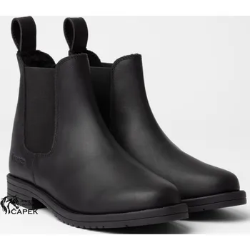 Jezdecká obuv Zimní dětská pérka Horze -DEVON- - Černá - 34