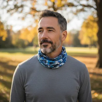 Ebbie Bavlněný nákrčník - AIR FORCE BLUE Velikost: dětský