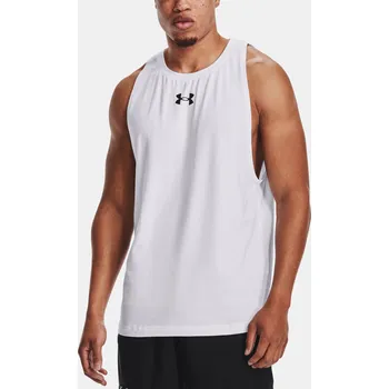 Pánské tílko Pánské tílko Under Armour BASELINE COTTON TANK 1361901-100 Bílá LG