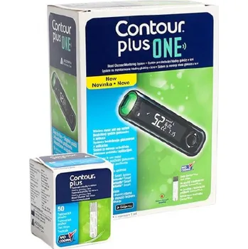 Ascensia Diabetes Care Contour Plus One glukometr + 55 ks testovacích proužků
