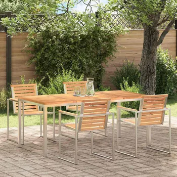 Zahradní stůl Venkovníjídelnístůl Hnědá 200x90x75 cm Masivní teakové dřevo