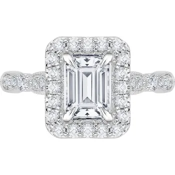 Prsten Zásnubní prsten s emerald diamantem Bina