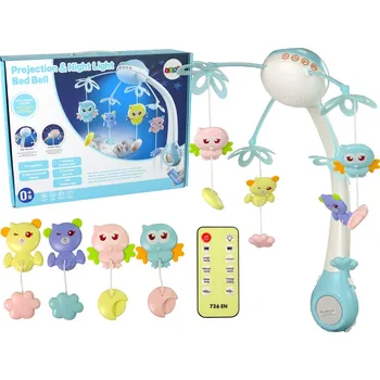 Kolotoč nad postýlku Mamido Kolotoč nad postýlku s projektorem modrý