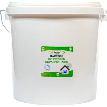 Čistič septiku a jímky Sanbien Service s.r.o, Česká republika Bakterie do ČOV průmyslové 10 kg balení