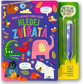 Kniha s interaktivním perem Hledej zvířata