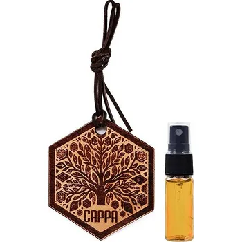 Vůně do auta Cappa Aroma Leather Tree Vanilla & Sandalwood Set