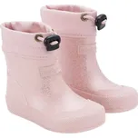 BUNDGAARD MALIK Old Rose Sparkle | Dětské zateplené barefoot holínky - 21