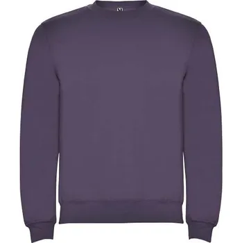 Pánský svetr Clasica unisex svetr s výstřihem crewneck - Lila, M