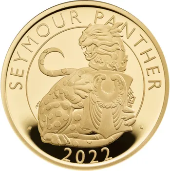 Zlatá mince - Královská tudorovská zvířata 2022 Seymoursk...