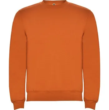 Pánský svetr Clasica unisex svetr s výstřihem crewneck - Oranžová, S