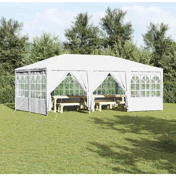 Zahradní stan Party Stan Bílá 600 x 400 x 266 cm Polyester a ocel