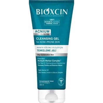 Odličovač Bioxcin Acnium čisticí gel na obličej pro vyrovnávání tvorby kožního mazu 200ml