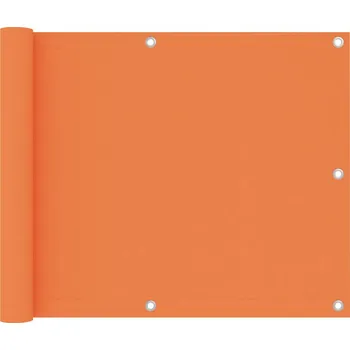 Stínicí technika Balkónová zástěna oranžová 75 x 300 cm oxfordská látka