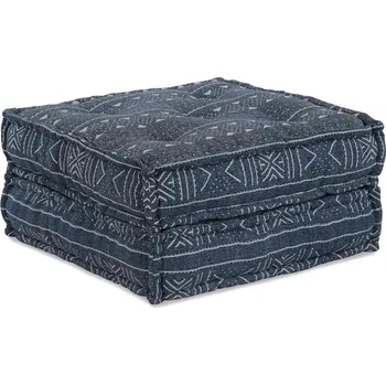 Podsedák Modulární pohovka Geometrický Indigo 70 x 70 x 36 cm textil