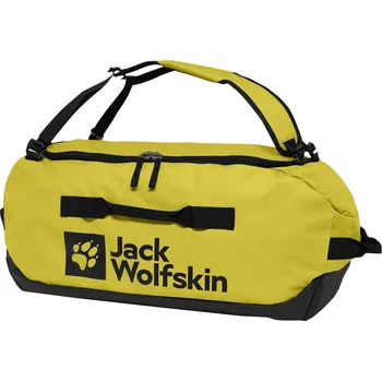 Cestovní taška Jack Wolfskin All-in Duffle 65 chartreuse cestovní taška/batoh