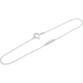 Náramek Minimalistický náramek se třemi diamanty Ohana