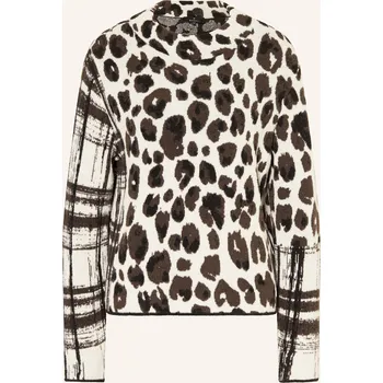 Dámský svetr Monari Dámský Svetr, bílá / hnědá / černá, 34