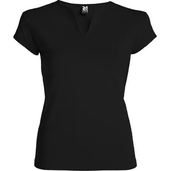 Belice dámské tričko s krátkým rukávem - Černá, 3XL