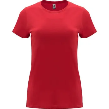 Dámské oblečení Capri&nbsp;dámské tričko s krátkým rukávem - Červená, S