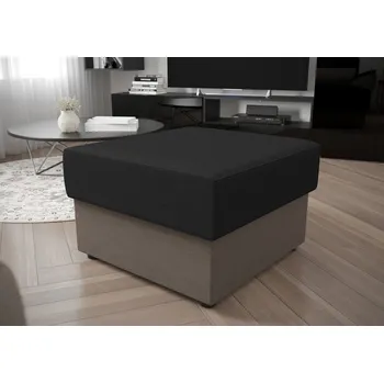 Taburet Taburet OPHELIA - tmavě šedý / světle hnědý