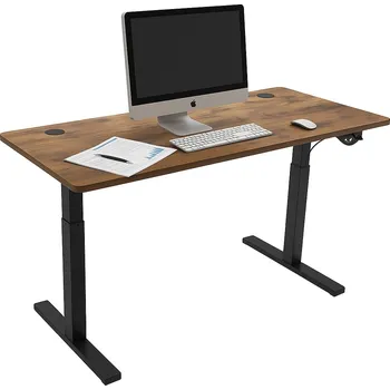 Jídelní stůl Herní stůl BR01 LOFT s černým rámem 140 cm