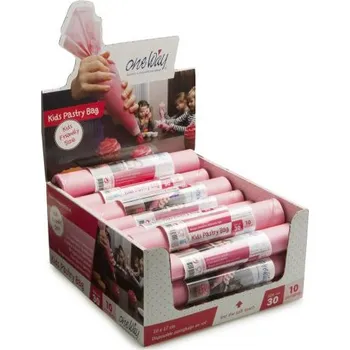 Sáček na potraviny ONEWAY Plastics Sáček PVC Kids Pastry Bag 30 × 17 cm ONE WAY (10 ks), CELÝ BOX 24 ks × 10 ks